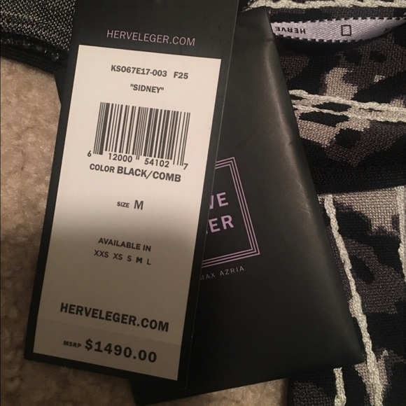 Herve Leger "Sidney" size Medium - Picture 2 of 4